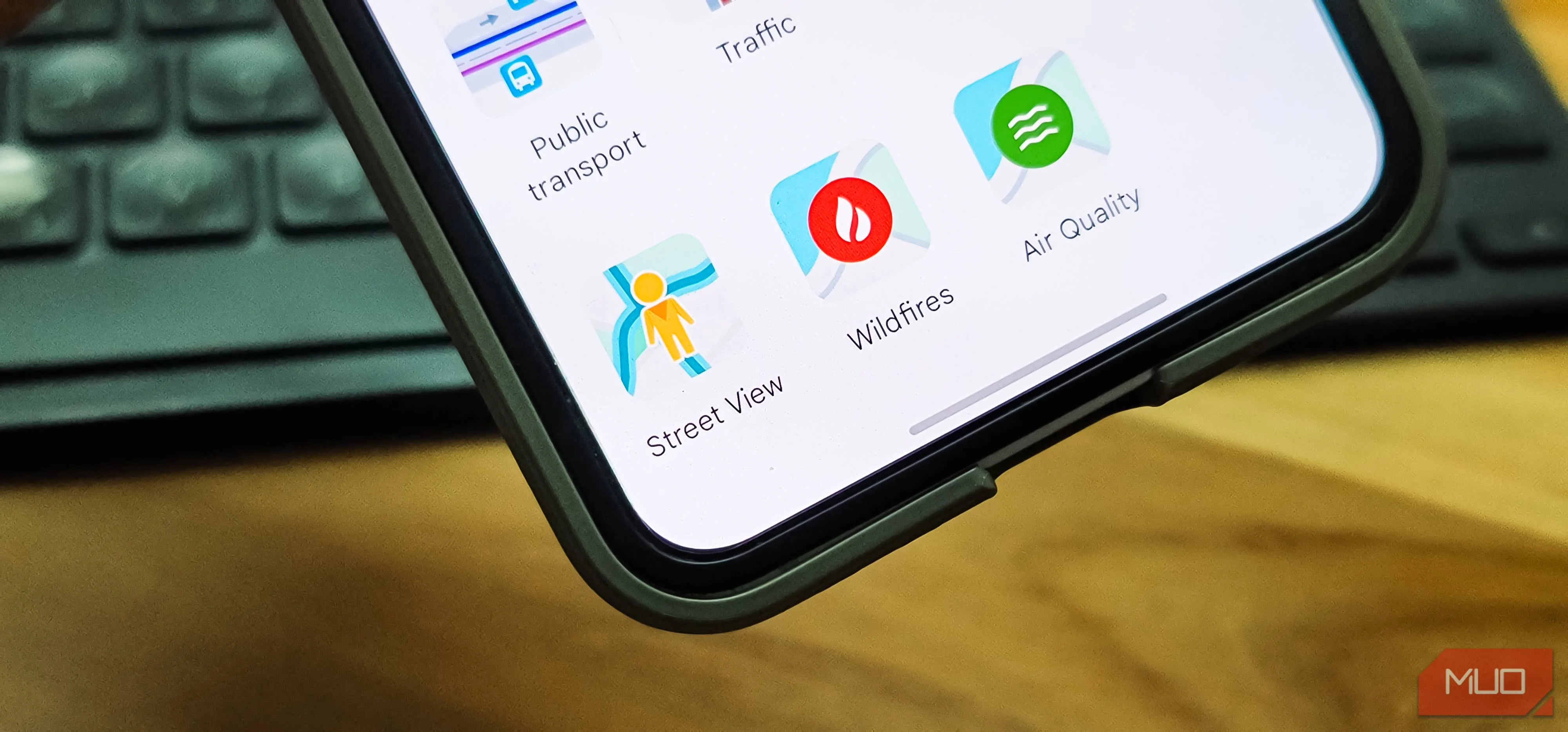 Google Stree View option on a Samsung Galaxy Z Flip 6
