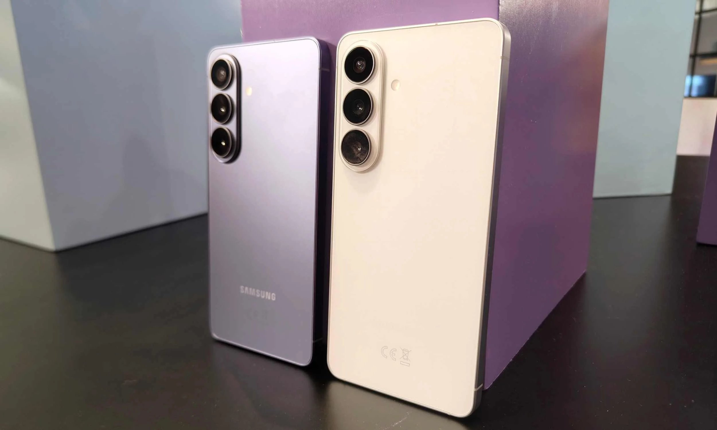 Two Samsung Galaxy S26 units